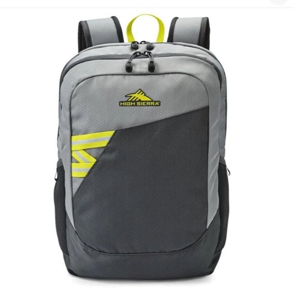High Sierra Outburst 18" Backpack 28L Reflective + Airmesh - Mercury/Glow NWT - Picture 1 of 5